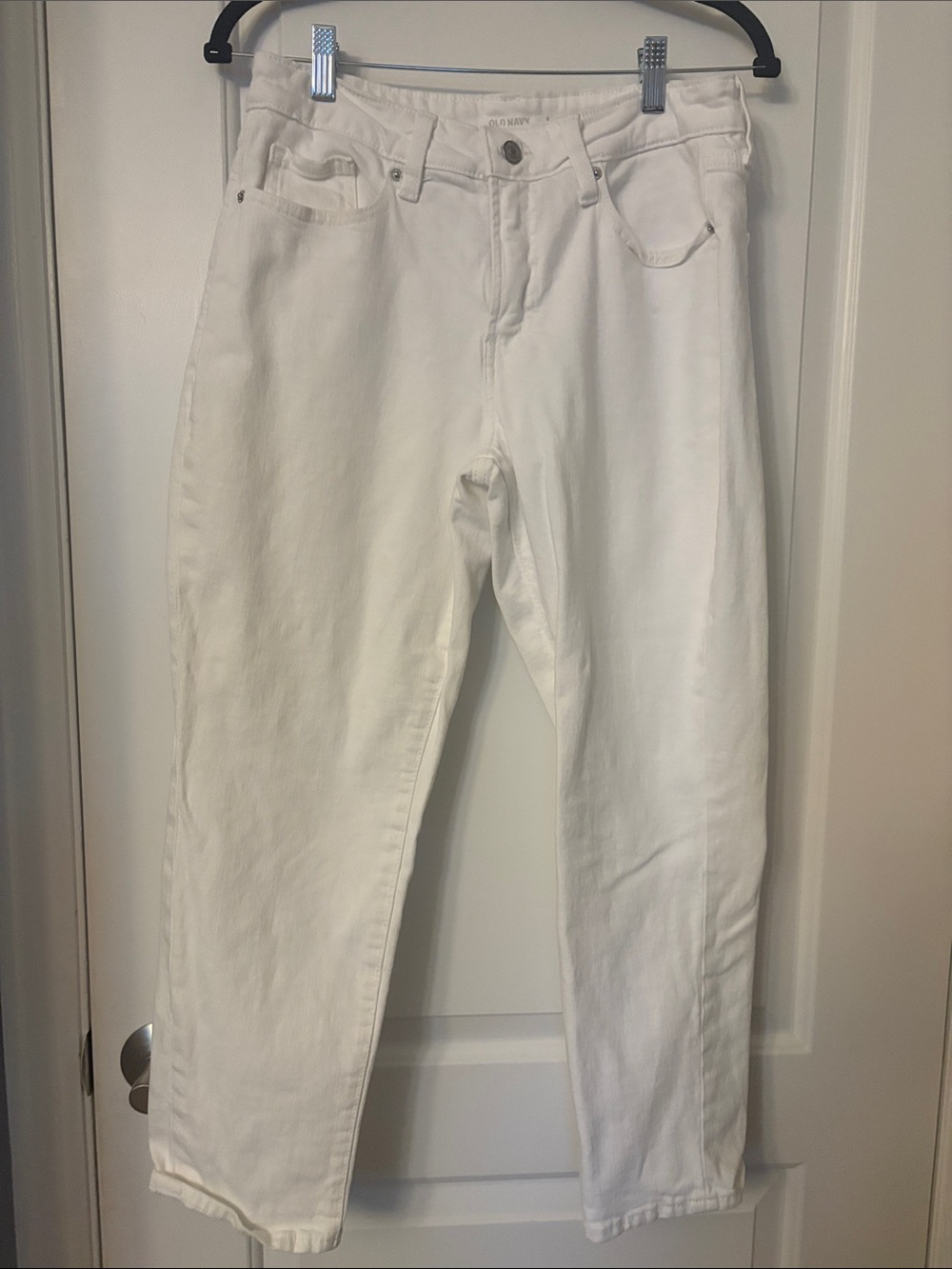 Old Navy Crisp White Curvy OG Straight-Leg Jeans